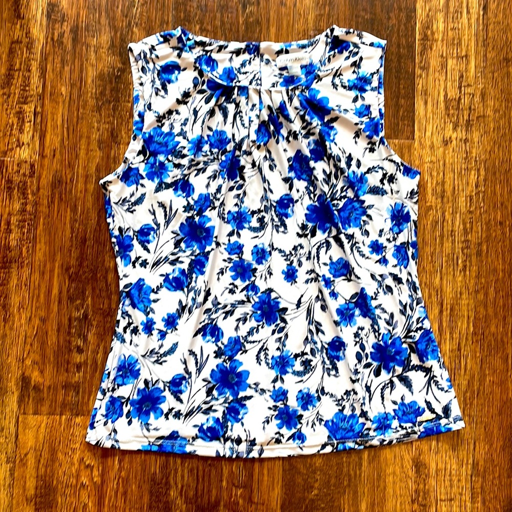 Calvin Klein Sleeveless blouse EUC Size L